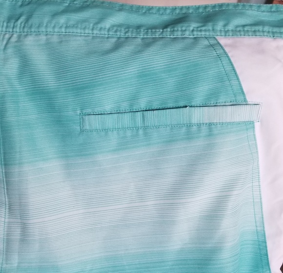 Armani Exchange CASUAL SHORTS (AQUA) - Picture 3 of 6